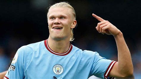 Erling Haaland is expected to end 2022-2023 season with more than 100 goals after continuing to ...