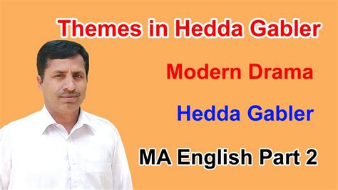 Themes in Hedda Gabler-Modern Drama-Hedda Gabler-MA English-Muhammad Niamat - YouTube