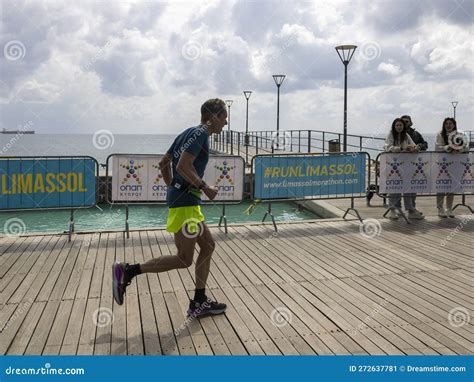 Old Man Running in Limassol Marathon Race, Cyprus Editorial Photo - Image of annual, seafront ...