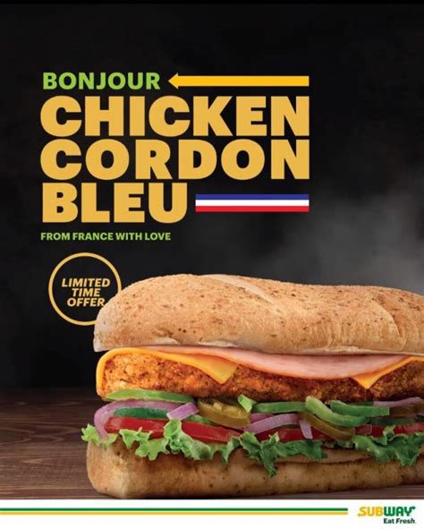 Subway Chicken Cordon Bleu