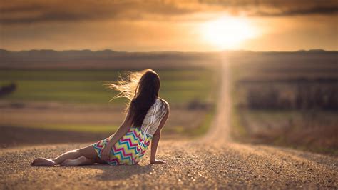 feet soles jake olson sitting barefoot road windy nebraska sunlight ...