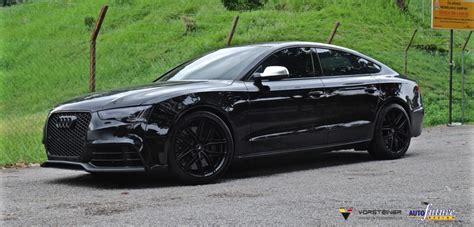 Darker Than Black: Audi S5 on a set of Vorsteiner V-FF 112 Wheels! | Autofuture Design SDN BHD