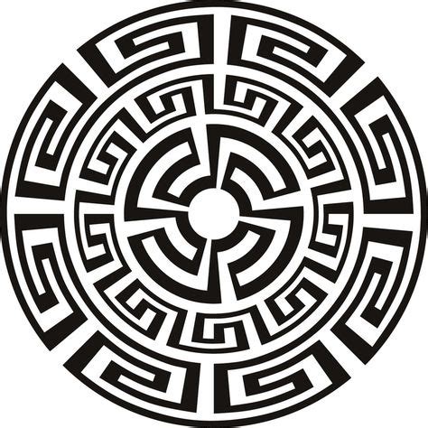 Aztec Pattern- Black and White Mandala | Aztec | Pinterest | Татуировки самоа, Татуировки маори ...