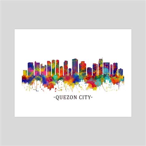 Quezon City Skyline, an art print by Towseef Dar - INPRNT