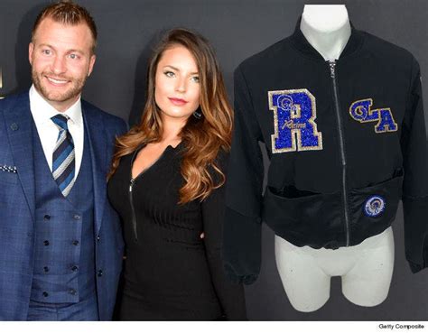 Sean McVay's GF Gets Custom Jacket For Super Bowl, 4,000 Crystals!