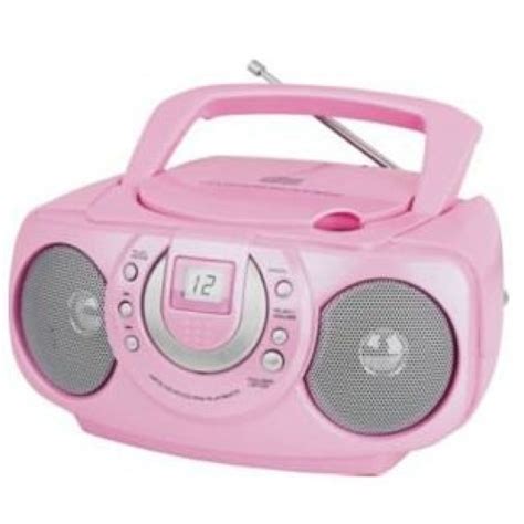 Bush Portable CD/MP3 Radio Boombox - Pink | GMV Trade