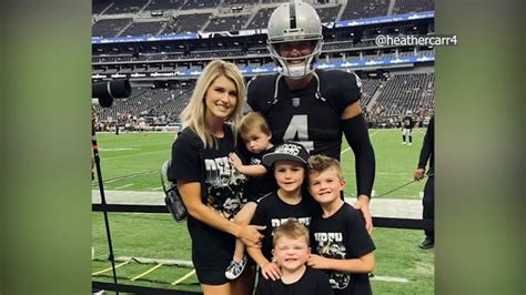 One-on-one with Heather Carr, wife of Las Vegas Raiders Quarterback ...