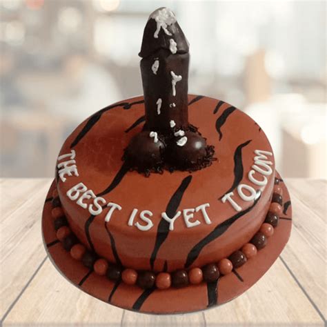 Black Dick Cake for Adult Birthday Party | MrCake