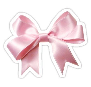 pink bow sticker • Also buy this artwork on stickers. | Bows, Printable stickers, Stickers