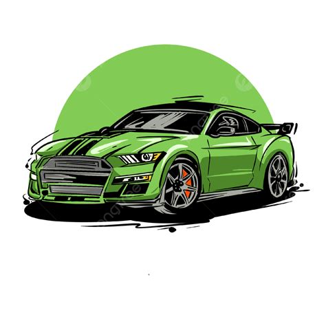 Sports Car Green Color Abstract Transparent Background, Sport Car, Car Sport, Sport Car ...