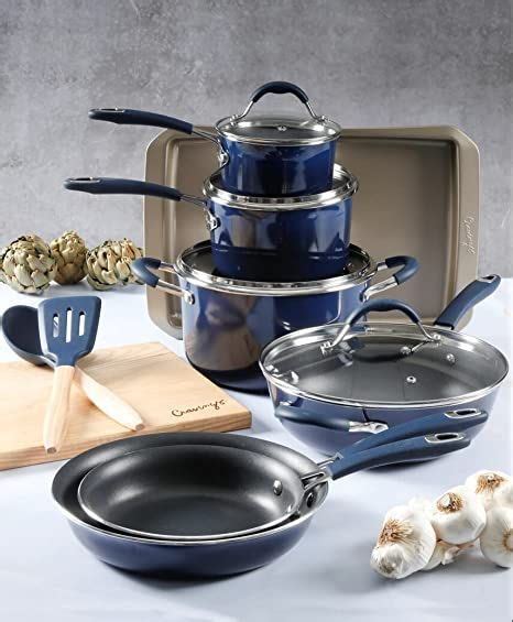 Cravings by Chrissy Teigen CTG124042.14 14 Pieces Nonstick Aluminum ...