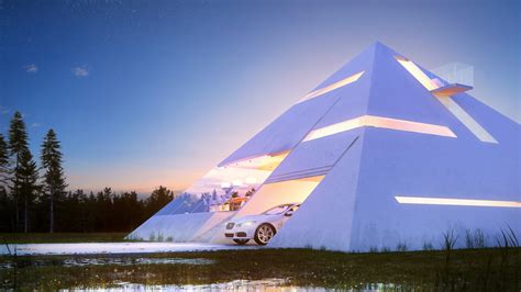 Futuristic Pyramid House Design | Designs & Ideas on Dornob