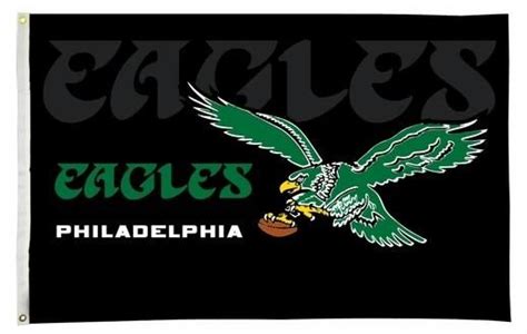 Philadelphia Eagles Flag 3x5 Black Vintage in 2021 | Philadelphia ...