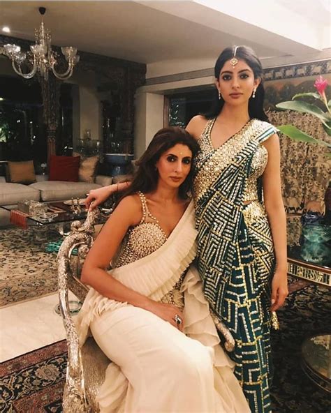 Shweta Bachchan With Her Daughter Navya Nanda | Fashion, Bridal sari, Blouse designs