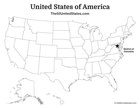 Free Printable United States Maps | The 50 United States: US State Information and Facts
