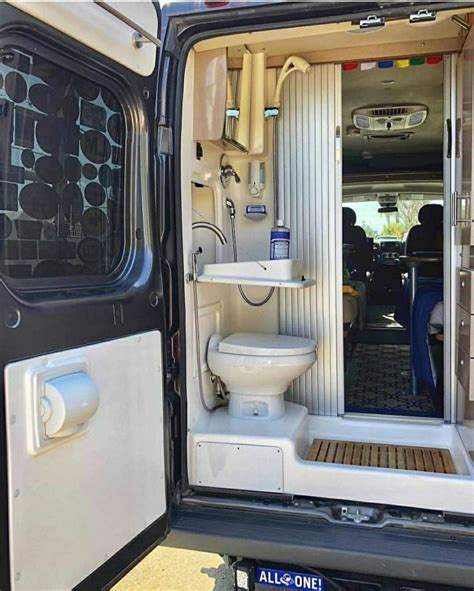 Bathroom van | Van life, Van life diy, Van conversion interior