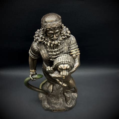 King of Uruk Gilgamesh Statue Ancient Mesopotamian Mythology Epic of ...