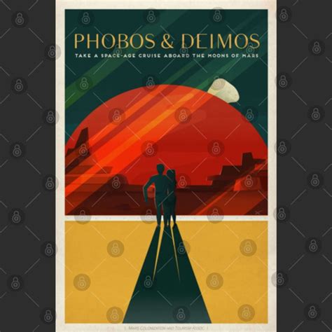 SpaceX Mars Colonization and Tourism Association Phobos Deimos 8K resolution Coasters sold by ...