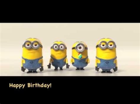 Free Minions Birthday Greeting Cards