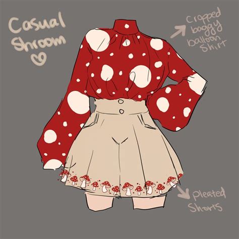 Fall Mushroom Outfit Design in 2023 | Mushroom outfit, Clothing design sketches, Art clothes