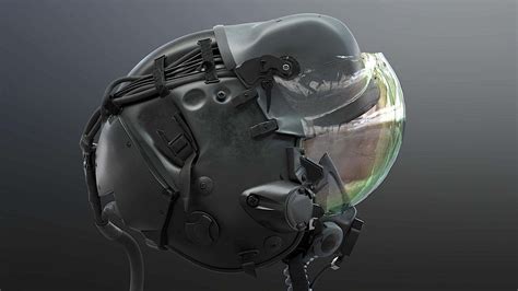 F35 Fighter Pilot Helmet - 3D Model by Albin