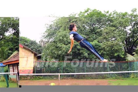 Tiger Shroff performing daredevil stunts