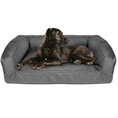 Kevlar Chew Proof Bolster Dog Bed | Indestructable dog bed, Bolster dog bed, Pets