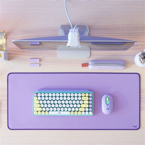 Logitech Desk Mat Studio Series Extended Mouse Pad with Spill-resistant Durable Design (Large ...