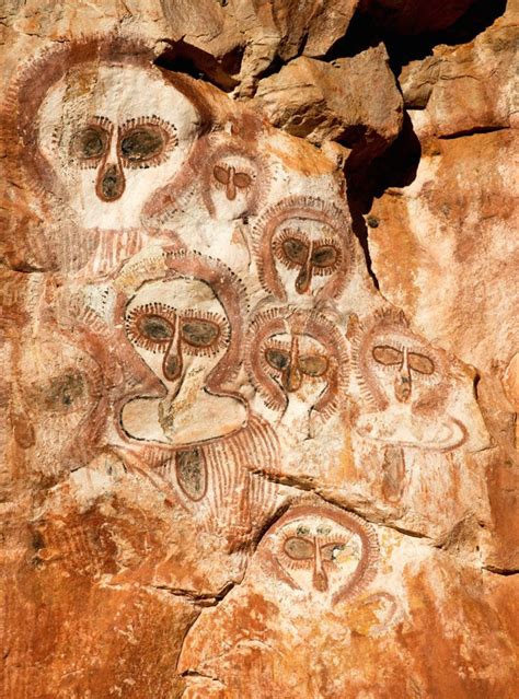 Wandjina Rock art Aboriginal art | Cave paintings, Petroglyphs art, Rock art