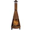 Sunnydaze Decor 70 in. Rustic Outdoor Wood-Burning Backyard Chiminea Fire Pit RCM-504 - The Home ...