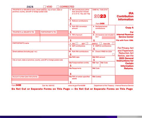 Form 5498 Due Date 2023 - Printable Forms Free Online