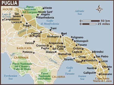 Carta di Puglia map of the FABOULOUS PUGLIA REGION !!!!!!!!!!!!!!!!!!!!!!!!!!! | Italy travel ...