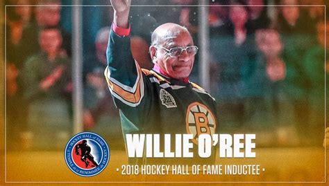 Willie O’Ree, Bruins Legend, Inducted Into HHOF – Black N' Gold Hockey