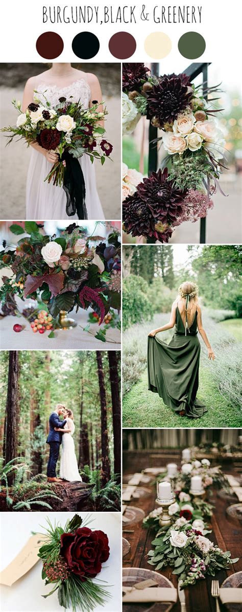 Chic Dark and Moody Fall Wedding Ideas and Colors ...