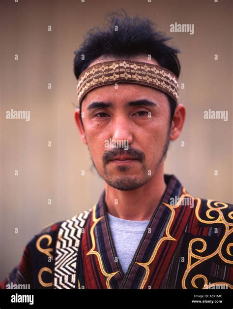 Ainu Man - Ainu are the aboriginal people of Hokkaido, Japan's most Stock Photo: 6512395 - Alamy