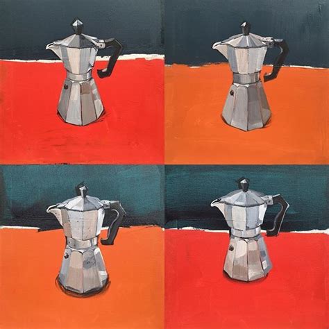 Just for the hell of it I decided to paint some coffee pots yesterday. Today I have to think of ...