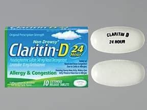 Claritin-D 24 Hour Oral: Uses, Side Effects, Interactions, Pictures ...