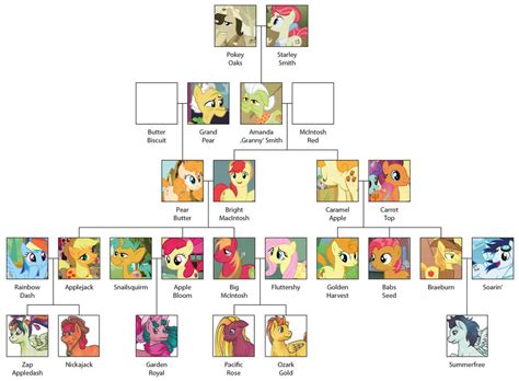 Applejack's Family Tree by Takara-Phoenix on DeviantArt