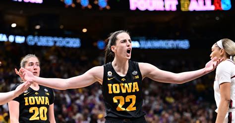 Caitlin Clark Dazzles Fans, Draws Curry Comps as Iowa Shocks Aliyah ...