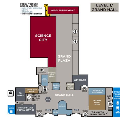 Union Station Building Map | Science City Powered By Burns & McDonnell