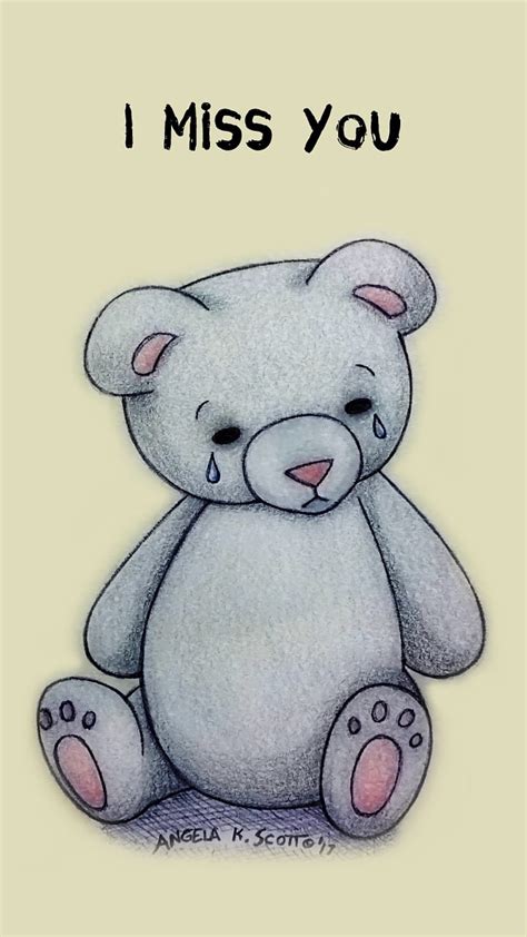 Sad Teddy Bears Drawings