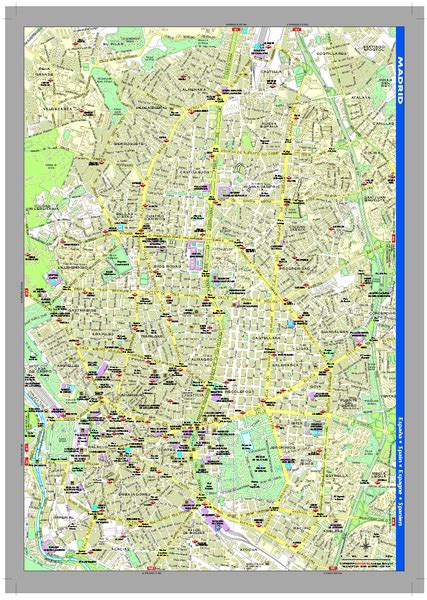 Madrid City Map Pdf