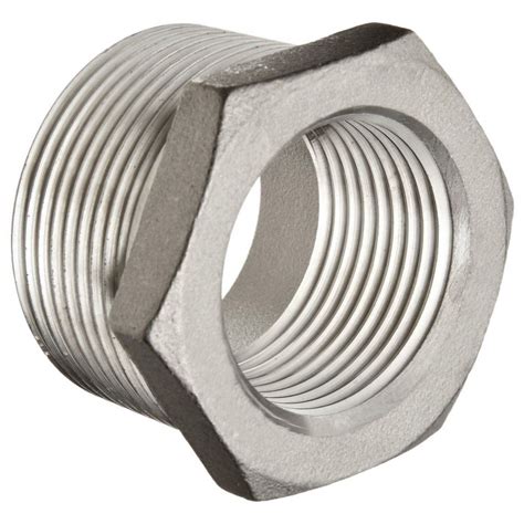 1 1/2“ to 1 1/4“Hex Bushing / Thread Reducer 316 Stainless St ...