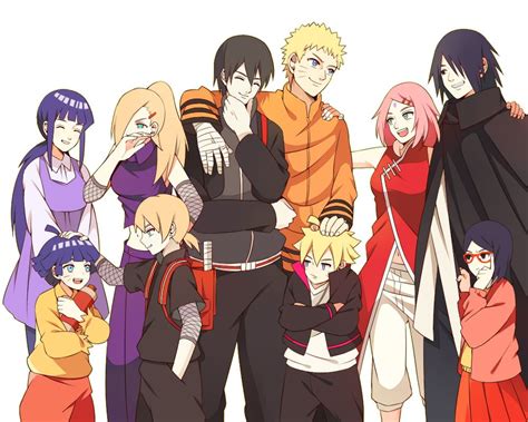 las parejas | Familia anime, Naruto anime y Fotos de naruto