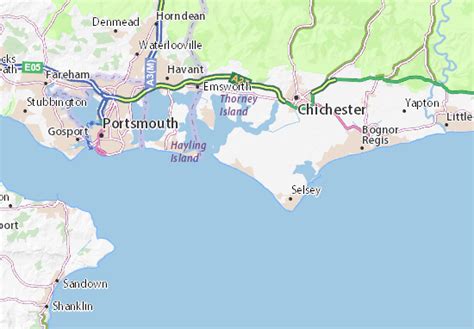 MICHELIN East Wittering map - ViaMichelin