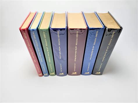 Complete set of Harry Potter DELUXE first editions, first printings ...