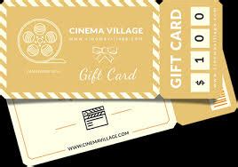 Gift Cards - Cinema Village