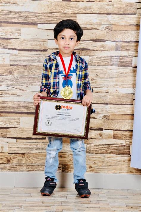 A CHILD WITH UNIQUE TALENT - India Book of Records