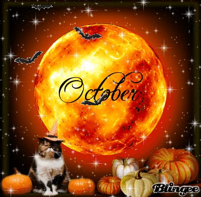 Orange Moon October Gif Pictures, Photos, and Images for Facebook ...