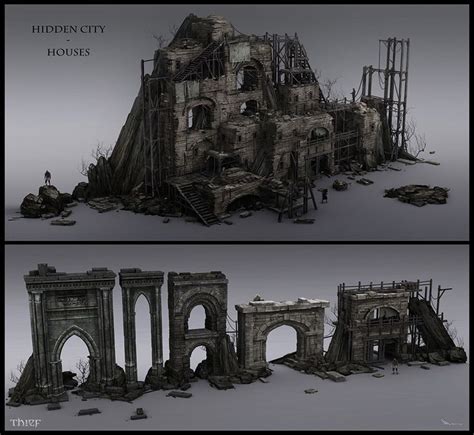 Hidden City Houses - Characters & Art - Thief | Concept art world ...